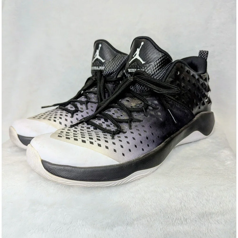 Mens Air Jordan Extra Fly Basketball Shoes Black White sz. 13 854551-110 - Picture 1 of 6